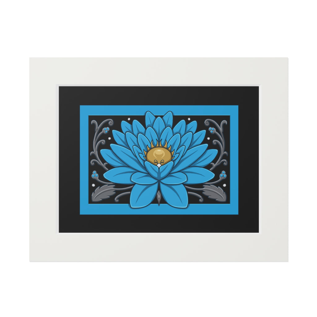 Blue Lotus Fine Art Print