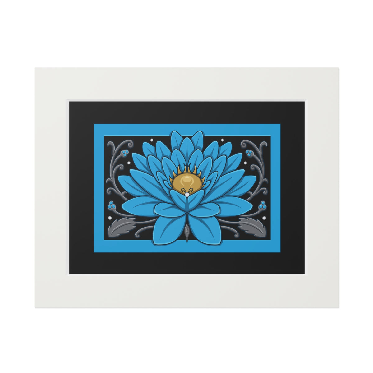 Blue Lotus Fine Art Print