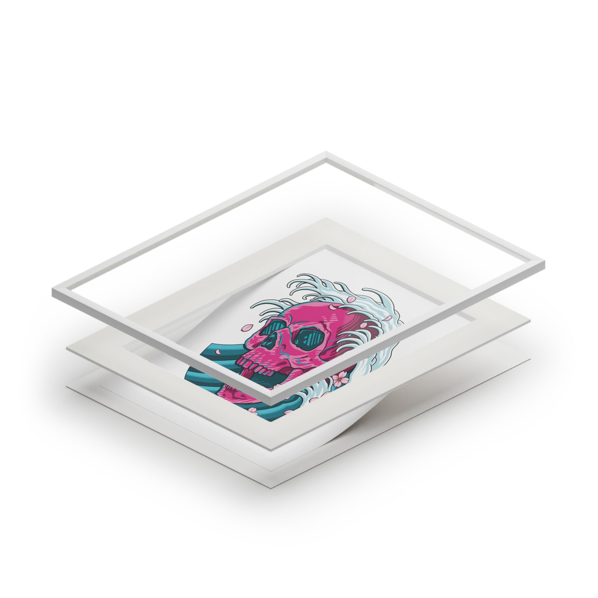 Wave Skull Fine Art Print