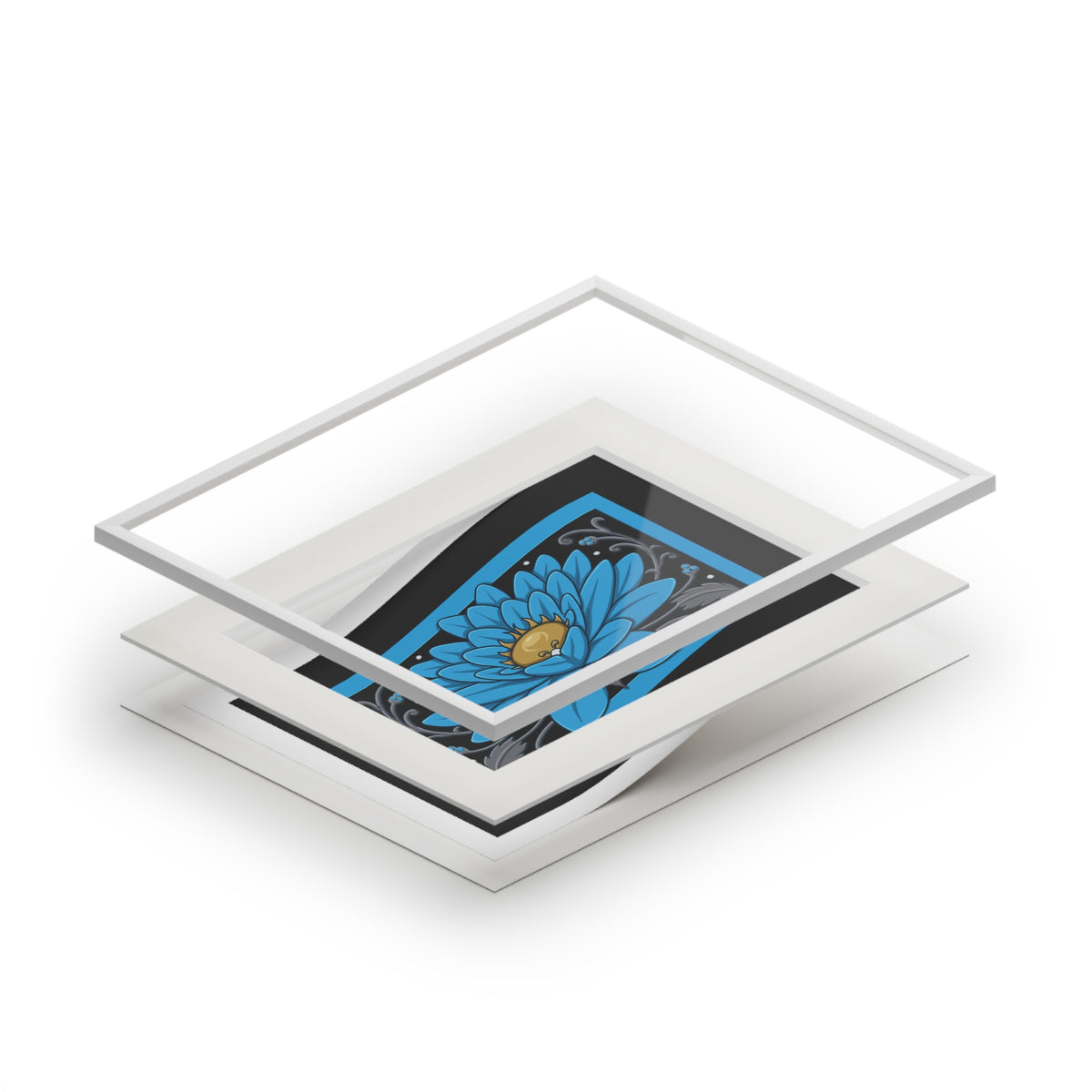 Blue Lotus Fine Art Print