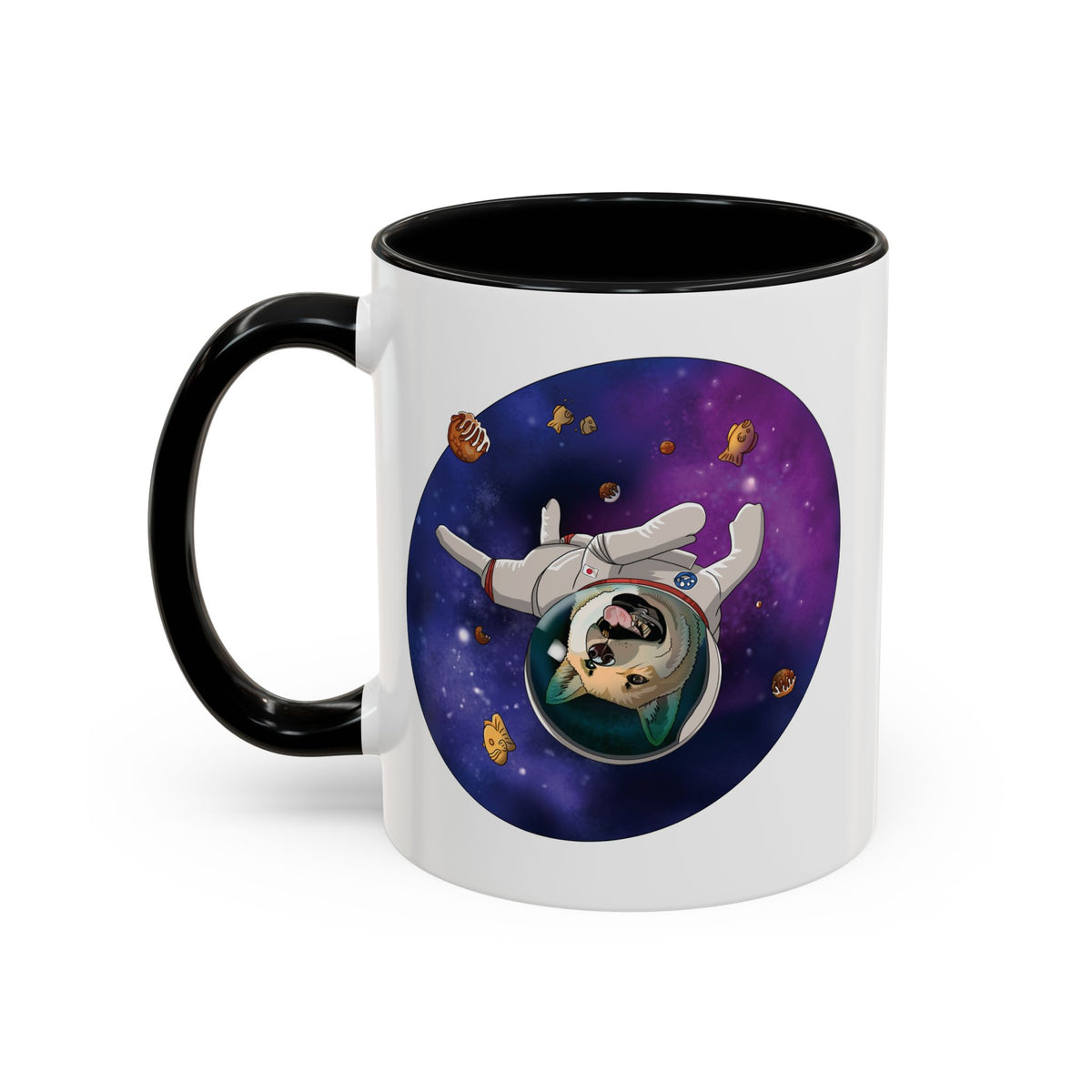 Space Shiba Accent Mug