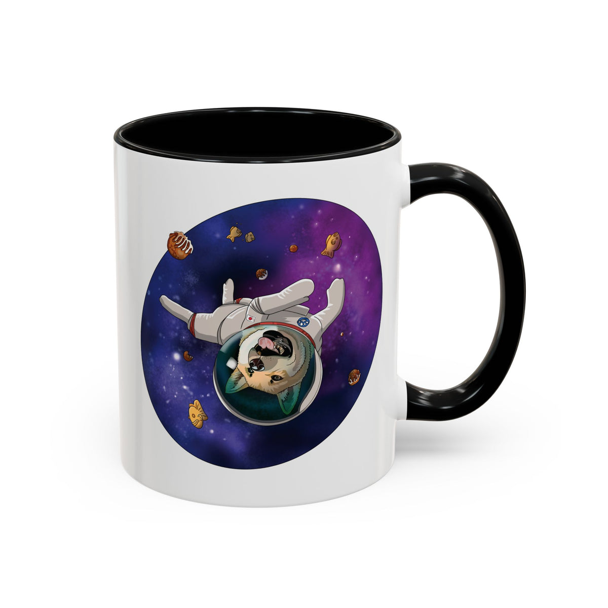 Space Shiba Accent Mug