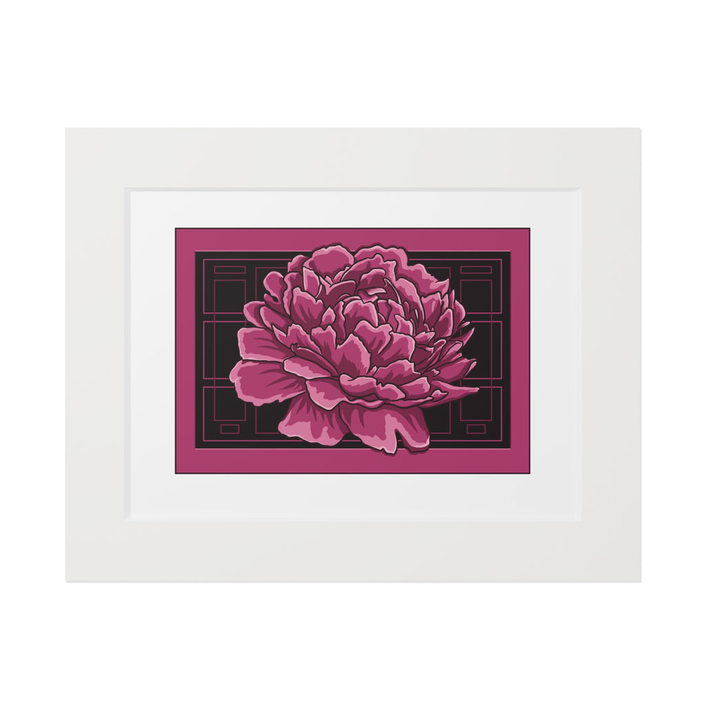 Peony Panel Fine Art Print
