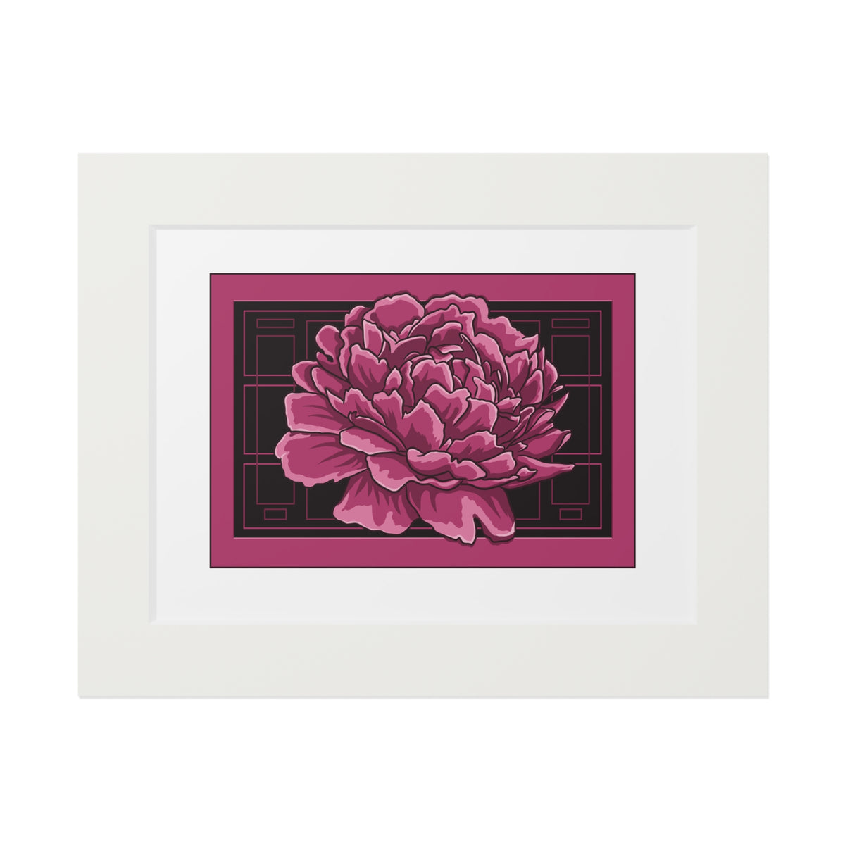 Peony Panel Fine Art Print