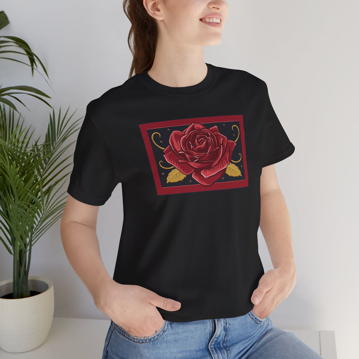 Rose Panel T-Shirt
