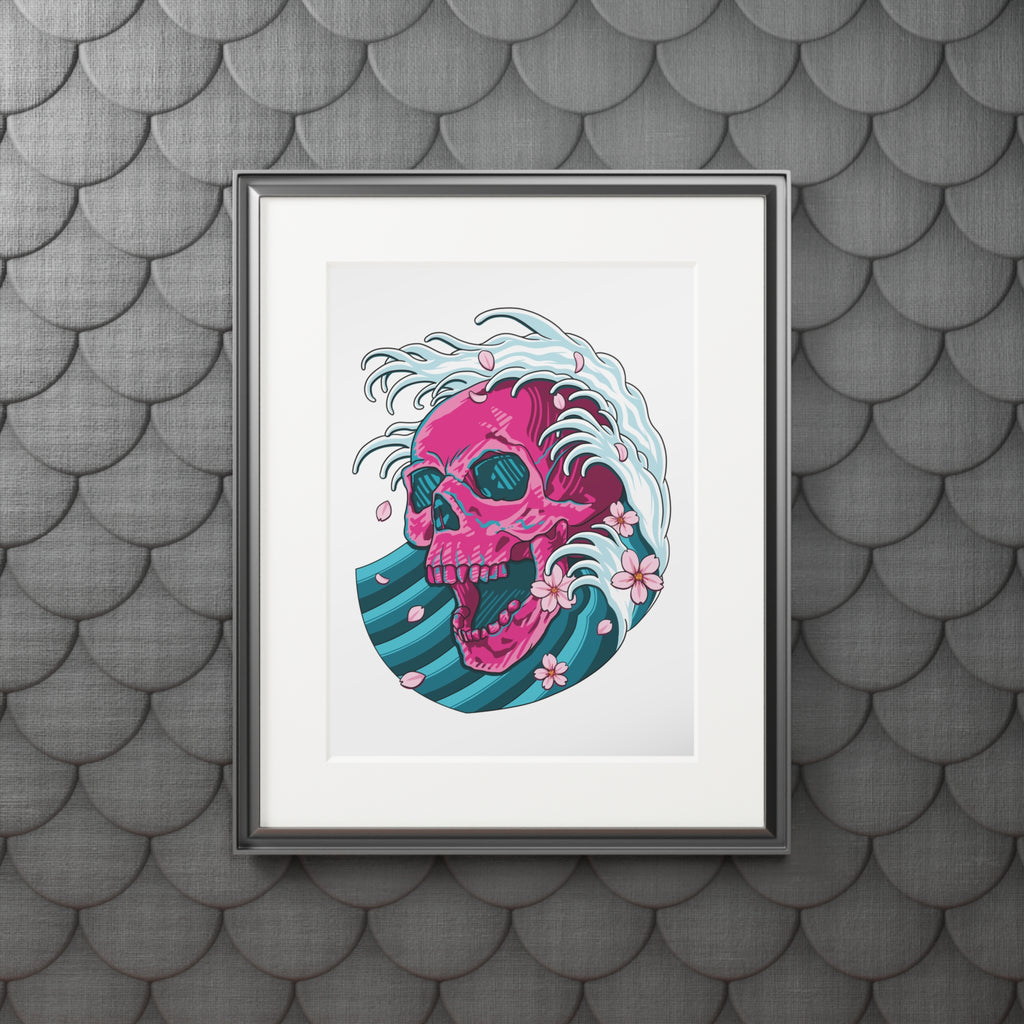 Wave Skull Fine Art Print