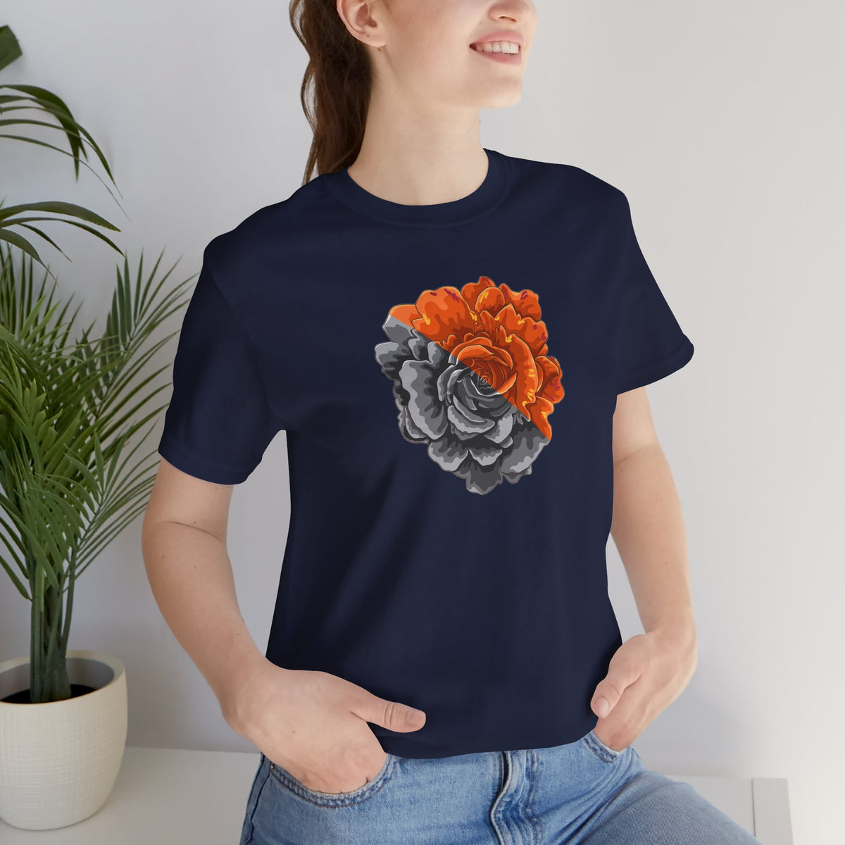 Split Rose T-Shirt