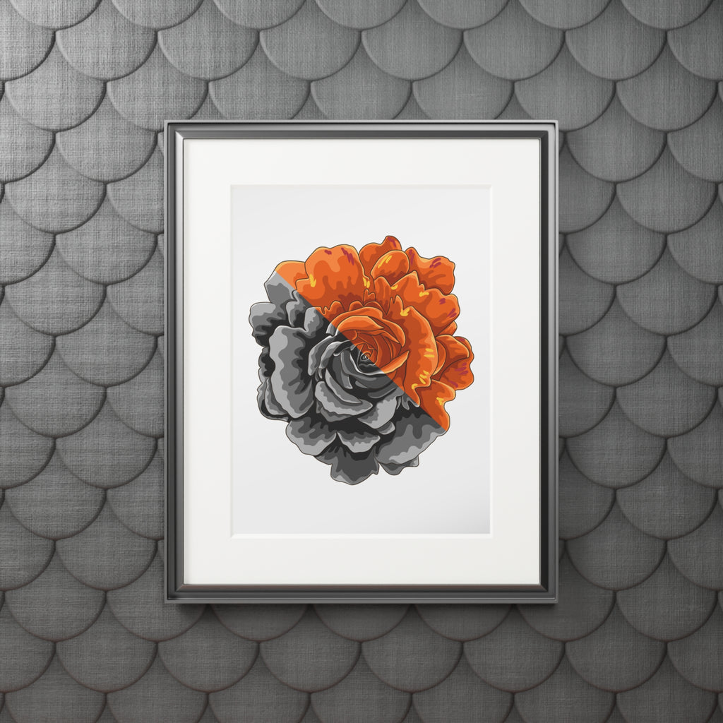 Split Rose Fine Art Print