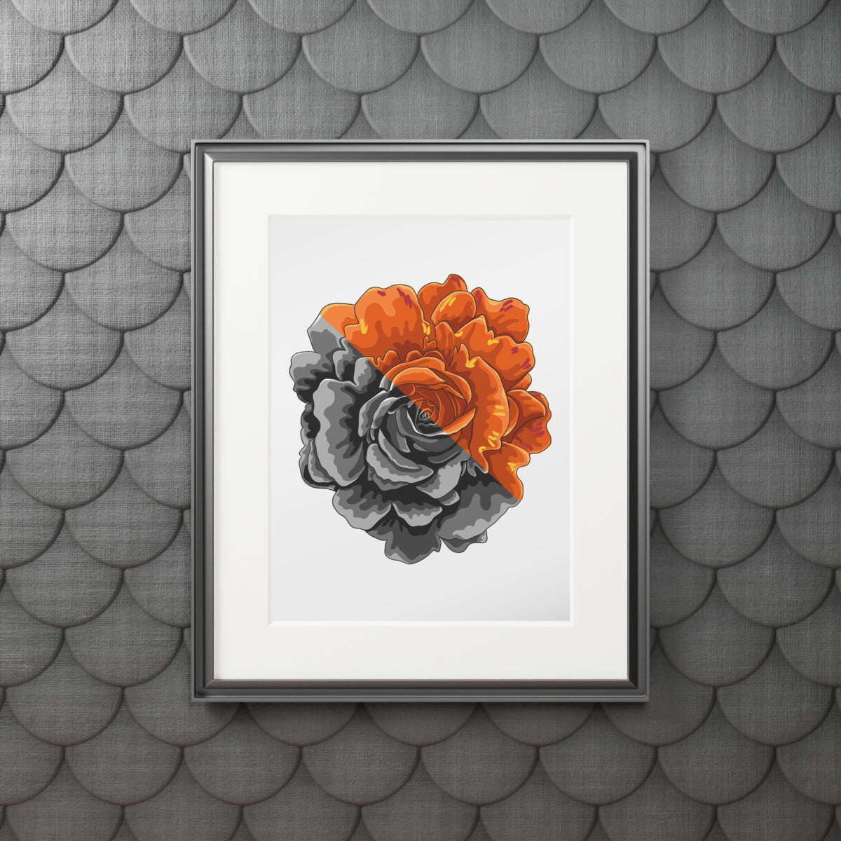 Split Rose Fine Art Print