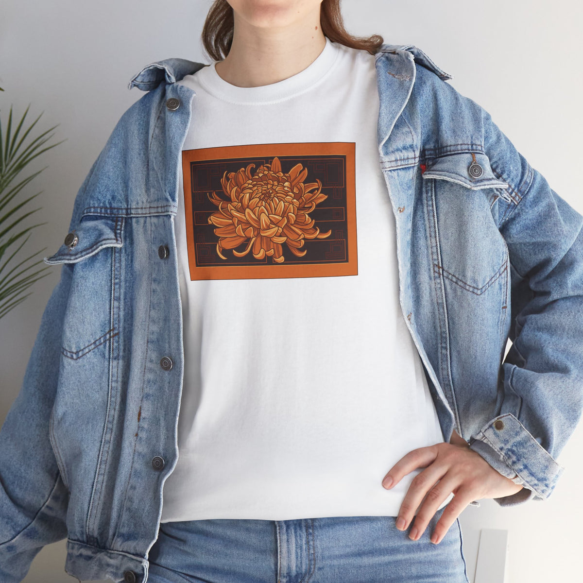 Chrysanthemum Panel T-Shirt