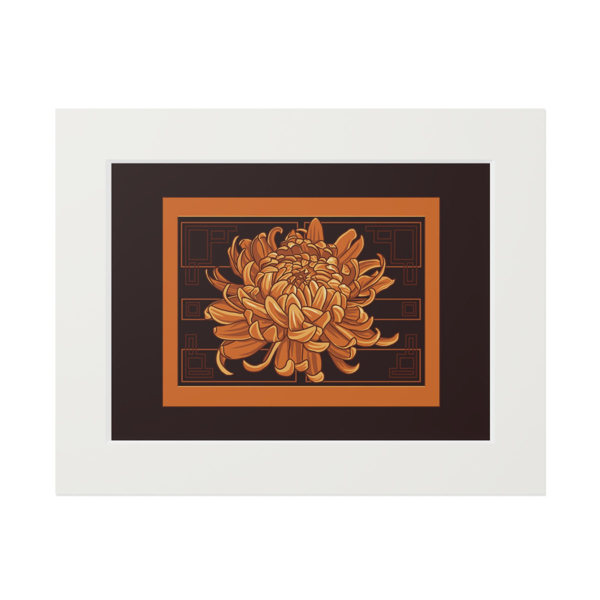 Chrysanthemum Panel Fine Art Print