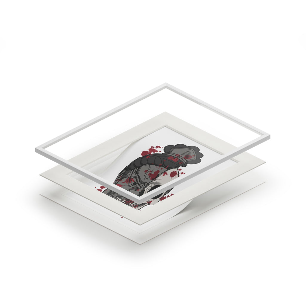 Japanese Mask Skull Fine Art Print