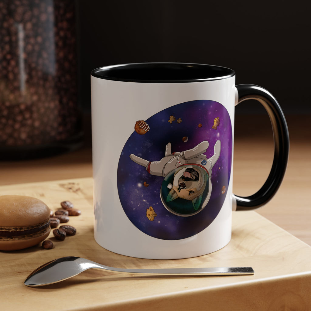 Space Shiba Accent Mug