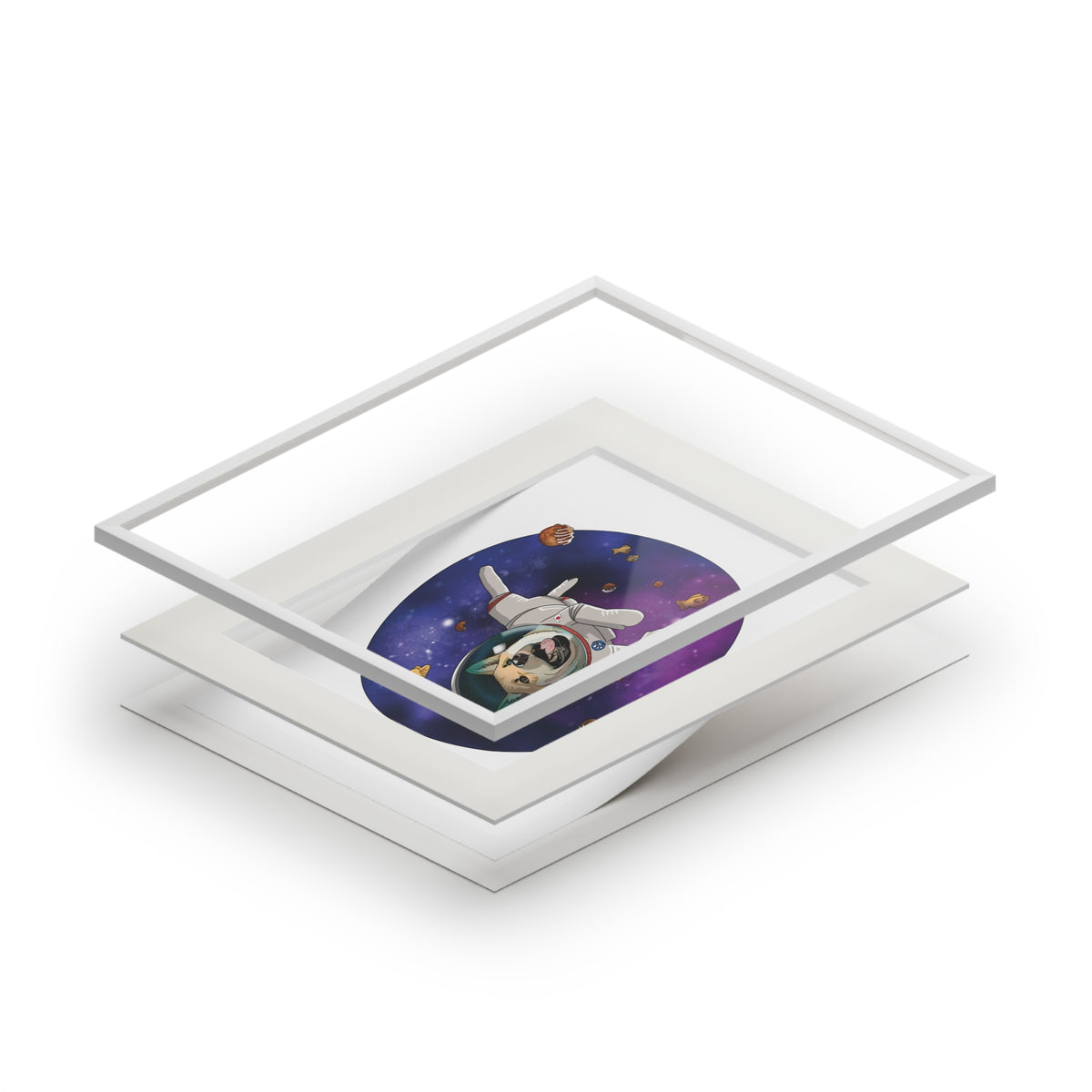 Space Shiba Fine Art Print