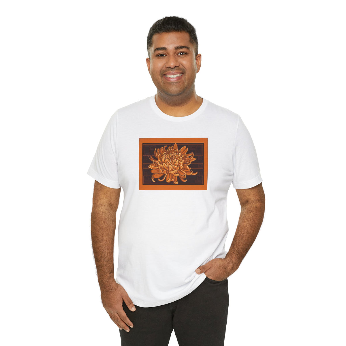 Chrysanthemum Panel T-Shirt