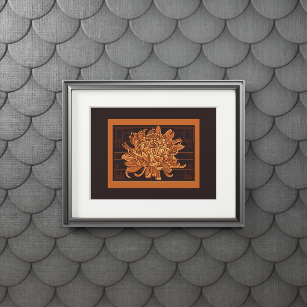 Chrysanthemum Panel Fine Art Print