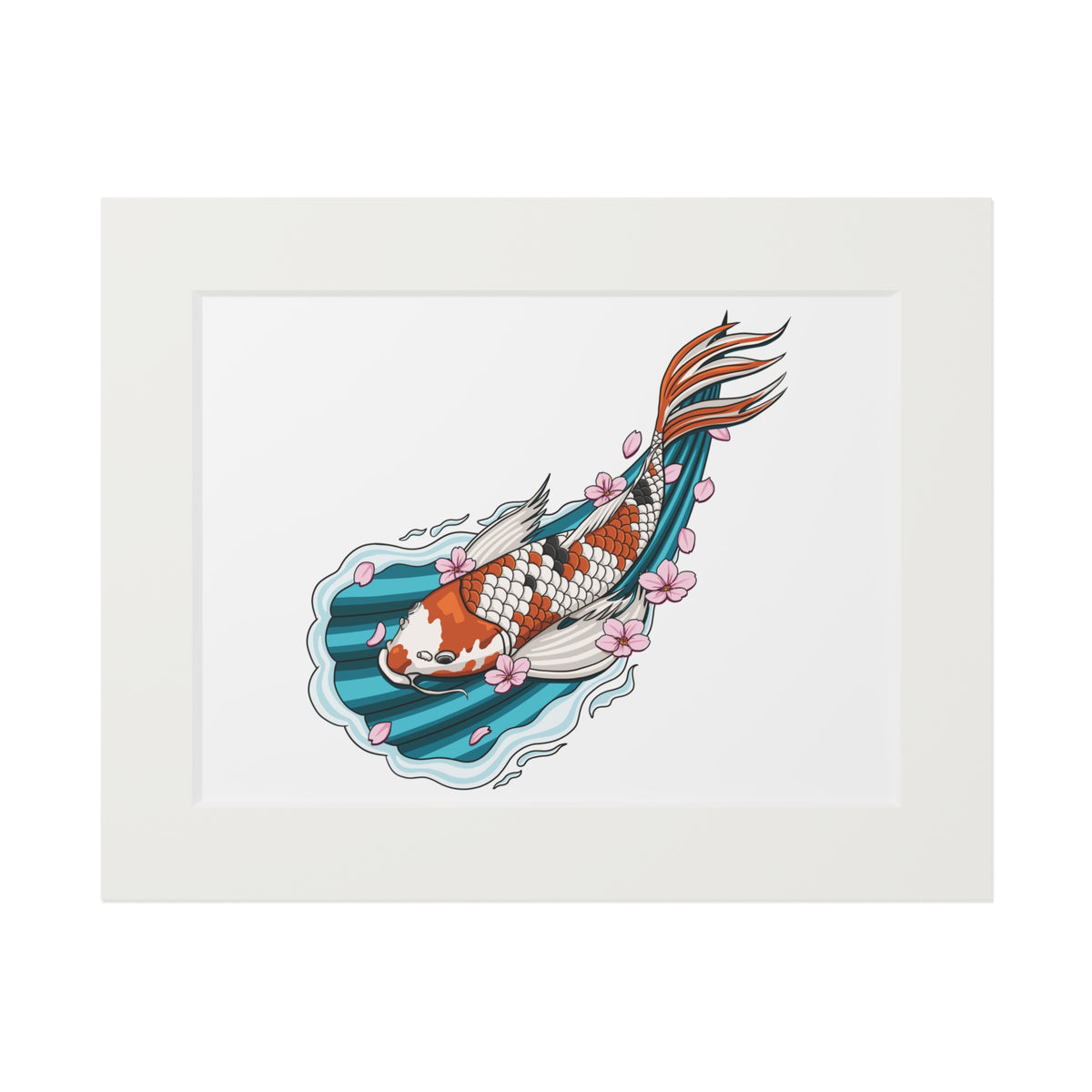 Koi Wave Fine Art Print