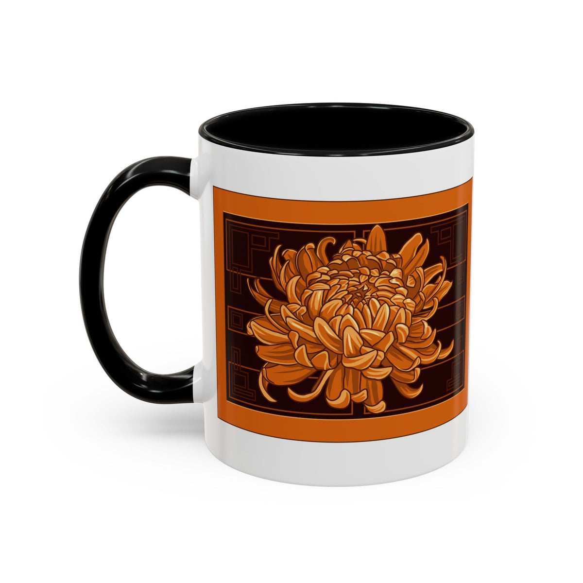 Chrysanthemum Panel Mug