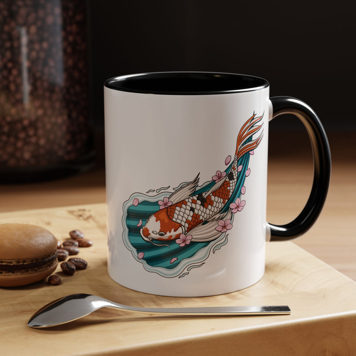 Koi Wave Accent Mug