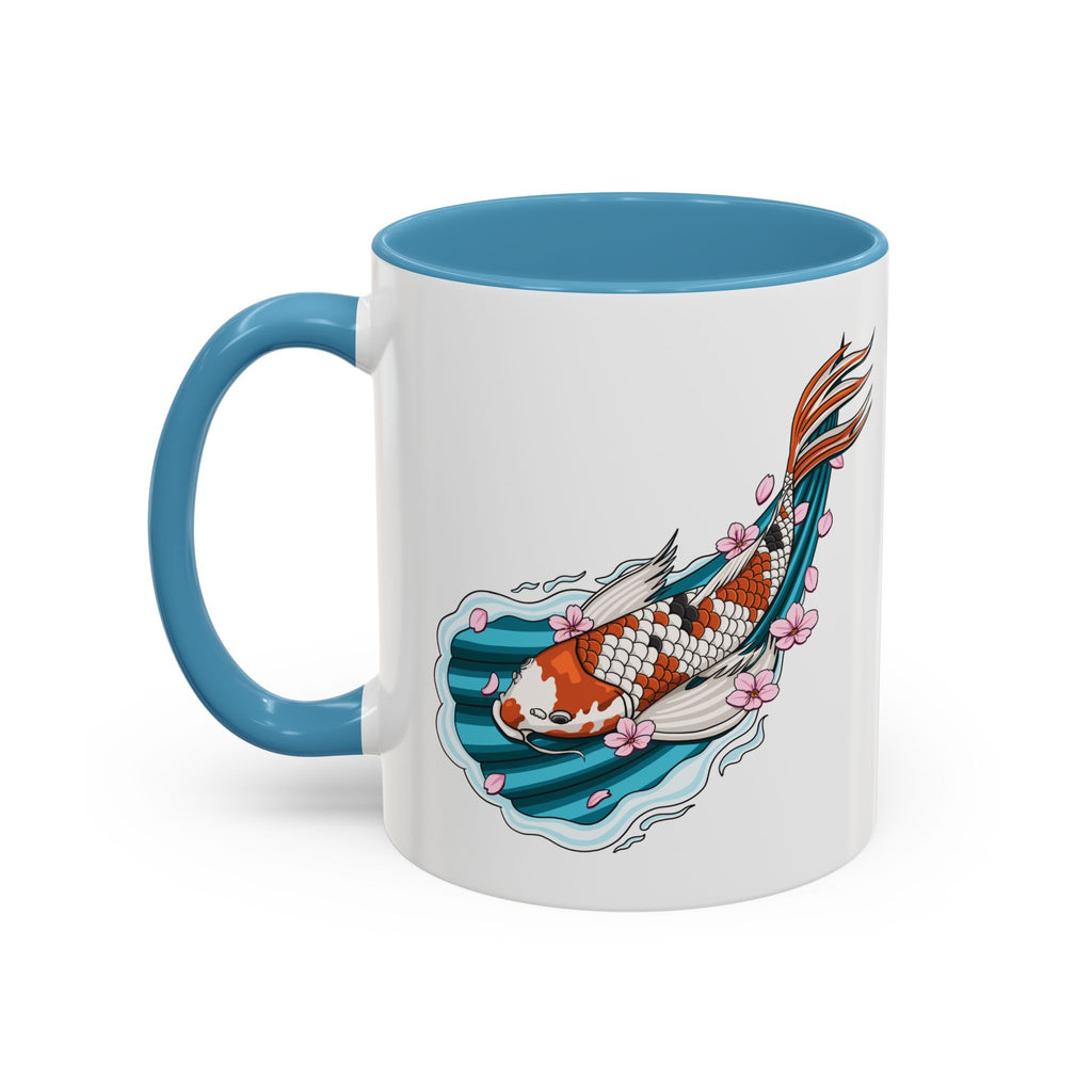 Koi Wave Accent Mug