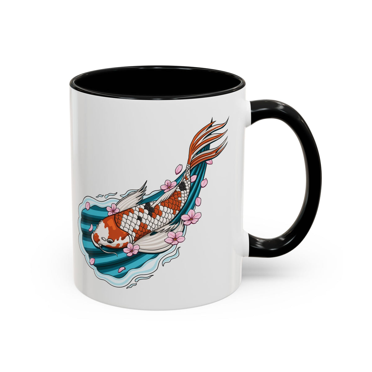 Koi Wave Accent Mug